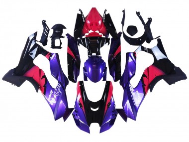 Lojas Carenagens Moto Kawasaki ZX10R 2021-2025 - Vermelho Preto Roxo Branco