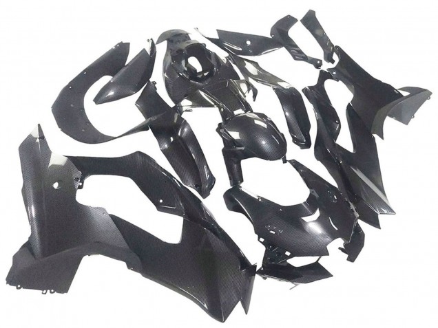 Lojas Carenagens Moto Kawasaki ZX10R 2021-2025 - Preto Fibra de Carbono