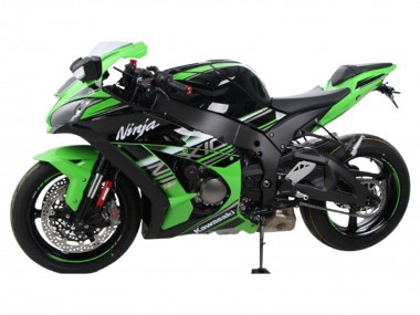 Lojas Carenagens Moto Kawasaki ZX10R 2021-2025 - Verde Preto Prata