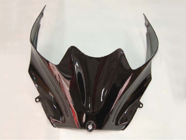 Lojas Carenagem Moto Kawasaki ZX14R ZZR1400 2006-2011 - Preto Brilhante Verde Chama