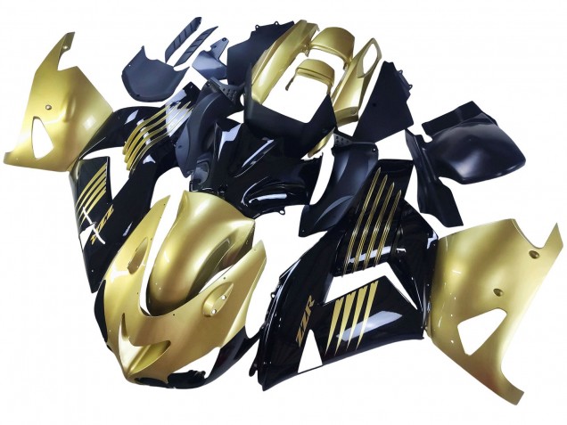 Lojas Carenagens Moto Kawasaki ZX14R ZZR1400 2006-2011 - Ouro Preto
