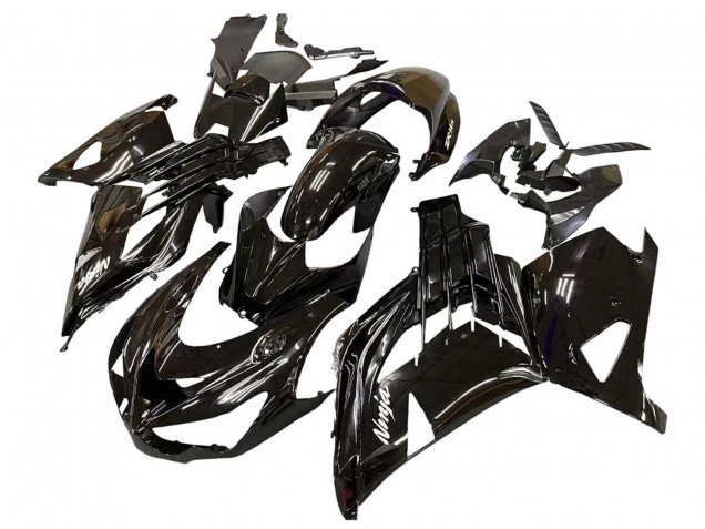 Lojas Carenagens Moto Kawasaki ZX14R ZZR1400 2012-2024 - Preto Brilhante Preto Fosco Branco Ninja