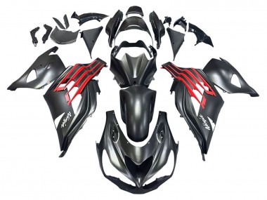 Lojas Carenagens Moto Kawasaki ZX14R ZZR1400 2012-2024 - Preto Fosco Vermelho Branco Ninja
