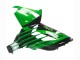 Lojas Kits Carenagem Moto Kawasaki ZX14R ZZR1400 2012-2024 - Verde Preto Brilhante