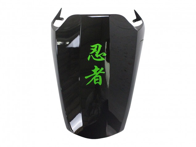 Lojas Kits Carenagem Moto Kawasaki ZX14R ZZR1400 2012-2024 - Verde Preto Brilhante
