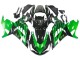 Lojas Kits Carenagem Moto Kawasaki ZX14R ZZR1400 2012-2024 - Verde Preto Brilhante