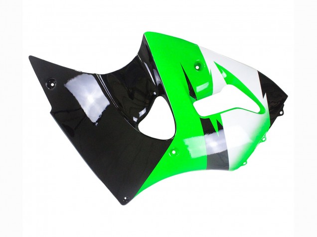 Lojas Carenagens Moto Kawasaki ZX6R 1998-1999 - Verde Branco Preto Brilhante