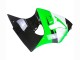 Lojas Carenagens Moto Kawasaki ZX6R 1998-1999 - Verde Branco Preto Brilhante