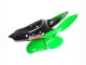 Lojas Carenagens Moto Kawasaki ZX6R 1998-1999 - Verde Branco Preto Brilhante
