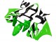 Lojas Carenagens Moto Kawasaki ZX6R 2000-2002 - Verde Branco Preto