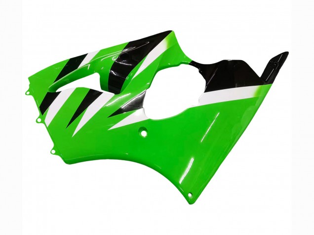 Lojas Carenagens Moto Kawasaki ZX6R 2000-2002 - Verde Branco Preto