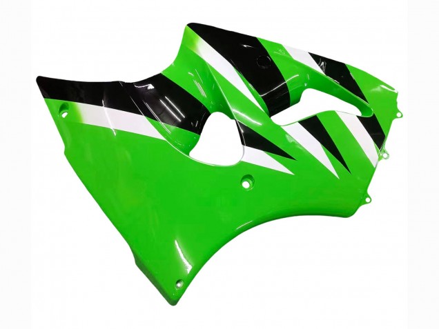 Lojas Carenagens Moto Kawasaki ZX6R 2000-2002 - Verde Branco Preto