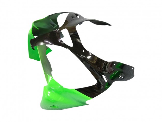 Lojas Carenagens Moto Kawasaki ZX6R 2000-2002 - Verde Branco Preto