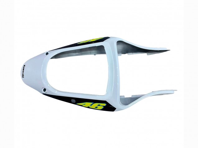 Lojas Carenagens Moto Kawasaki ZX6R 2000-2002 - Branco Vermelho Preto