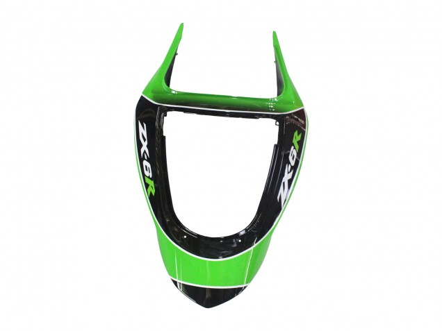 Lojas Carenagens Moto Kawasaki ZX6R 2003-2004 - Verde Branco Preto