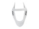 Lojas Carenagens Moto Kawasaki ZX6R 2003-2004 - Branco Preto Decalques
