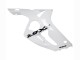 Lojas Carenagens Moto Kawasaki ZX6R 2003-2004 - Branco Preto Decalques