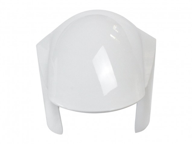 Lojas Carenagens Moto Kawasaki ZX6R 2003-2004 - Branco Preto Decalques