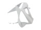 Lojas Carenagens Moto Kawasaki ZX6R 2003-2004 - Branco Preto Decalques