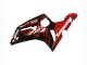 Lojas Carenagens Moto Kawasaki ZX6R 2003-2004 - Preto Brilhante Vermelho Chama