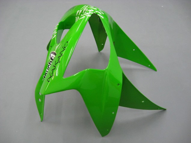 Lojas Carenagens Moto Kawasaki ZX6R 2003-2004 - Verde Branco Preto Elf Bridgestone