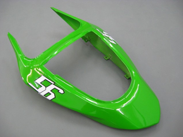 Lojas Carenagens Moto Kawasaki ZX6R 2003-2004 - Verde Branco Preto Elf Bridgestone