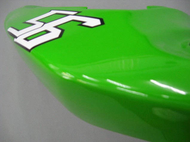 Lojas Carenagens Moto Kawasaki ZX6R 2003-2004 - Verde Branco Preto Elf Bridgestone