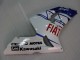 Lojas Carenagens Moto Kawasaki ZX6R 2003-2004 - Branco Azul Vermelho Fiat