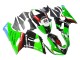 Lojas Carenagens Moto Kawasaki ZX6R 2005-2006 - Verde Vermelho Preto Elf 66