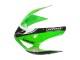 Lojas Carenagens Moto Kawasaki ZX6R 2005-2006 - Verde Vermelho Preto Elf 66