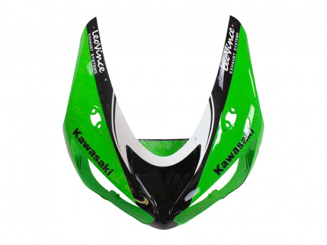 Lojas Carenagens Moto Kawasaki ZX6R 2005-2006 - Verde Vermelho Preto Elf 66