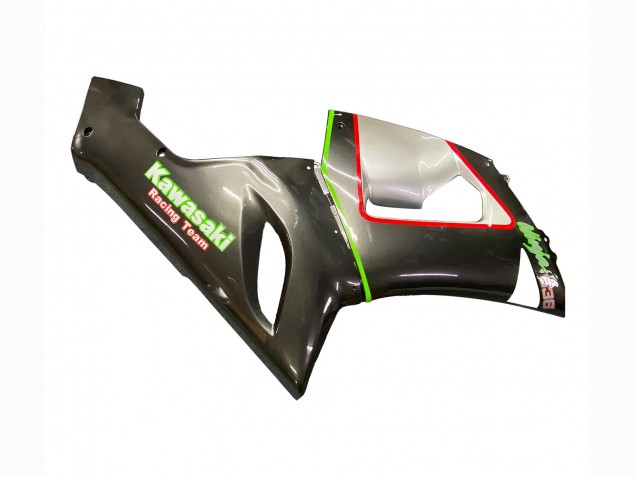 Lojas Carenagens Moto Kawasaki ZX6R 2005-2006 - Preto Prata Verde Vermelho K-26