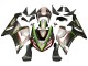 Lojas Carenagens Moto Kawasaki ZX6R 2005-2006 - Preto Prata Verde Vermelho K-26