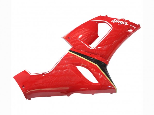 Lojas Carenagens Moto Kawasaki ZX6R 2005-2006 - Vermelho Amarelo Preto