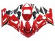 Lojas Carenagens Moto Kawasaki ZX6R 2005-2006 - Vermelho Amarelo Preto