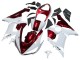 Lojas Carenagens Moto Kawasaki ZX6R 2005-2006 - Branco Vermelho