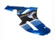 Lojas Carenagens Moto Kawasaki ZX6R 2007-2008 - Preto Azul Elf