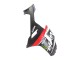 Lojas Carenagens Moto Kawasaki ZX6R 2007-2008 - Preto Branco Vermelho Branco Neve Decal Ninja Elf
