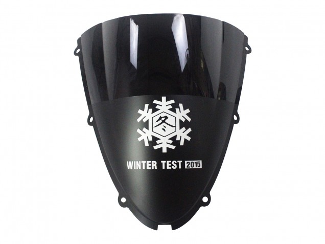 Lojas Carenagens Moto Kawasaki ZX6R 2007-2008 - Preto Branco Vermelho Branco Neve Decal Ninja Elf