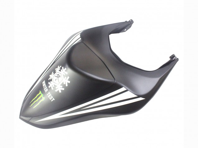 Lojas Carenagens Moto Kawasaki ZX6R 2007-2008 - Preto Branco Vermelho Branco Neve Decal Ninja Elf