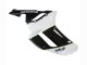 Lojas Carenagens Moto Kawasaki ZX6R 2007-2008 - Preto Branco Ninja