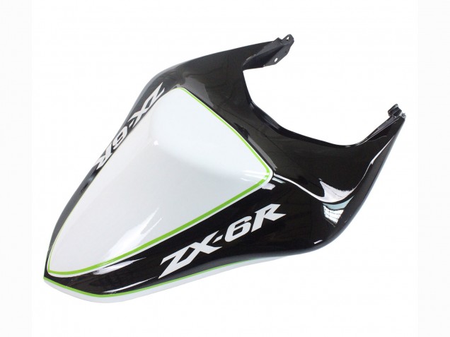 Lojas Carenagens Moto Kawasaki ZX6R 2007-2008 - Preto Branco Ninja
