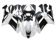 Lojas Carenagens Moto Kawasaki ZX6R 2007-2008 - Preto Branco Ninja