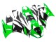 Lojas Carenagens Moto Kawasaki ZX6R 2009-2012 - Verde Preto Brilhante