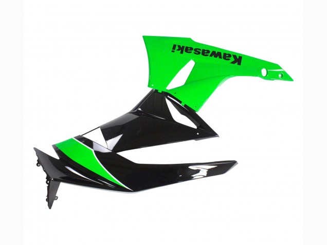 Lojas Carenagens Moto Kawasaki ZX6R 2009-2012 - Verde Preto Brilhante