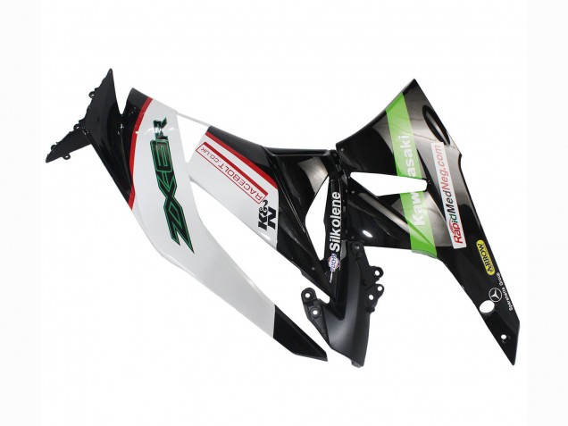 Lojas Carenagens Moto Kawasaki ZX6R 2009-2012 - Branco Vermelho Preto Verde