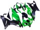 Lojas Carenagens Moto Kawasaki ZX6R 2019-2022 - Verde Preto Fosco