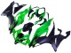 Lojas Carenagens Moto Kawasaki ZX6R 2019-2022 - Verde Preto Fosco