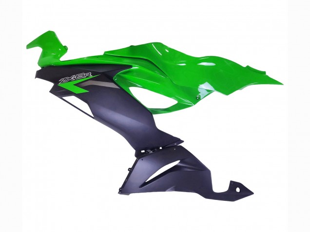 Lojas Carenagens Moto Kawasaki ZX6R 2019-2022 - Verde Preto Fosco