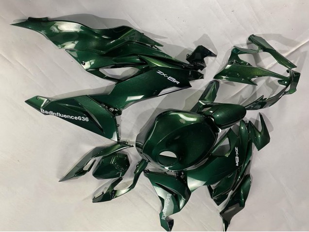 Lojas Carenagens Moto Kawasaki ZX6R 2019-2022 - Verde Escuro